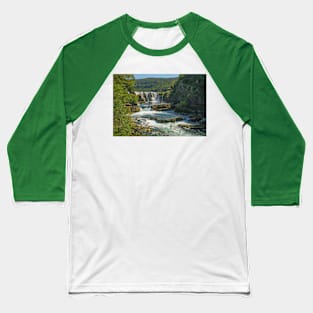 Strbacki Buk Waterfall in Bosnia Baseball T-Shirt